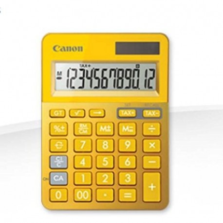 Canon LS-123K Escritorio - Calculadora Escritorio, Calculadora básica, 12 dígitos, Inclinación de pantalla, Batería/Solar, M