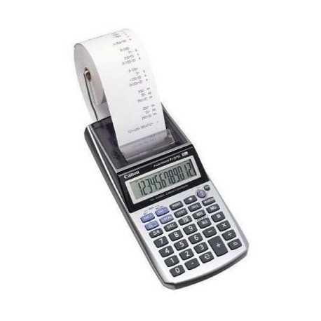 Canon P1-DTSC HWB Escritorio - Calculadora Escritorio, Calculadora financiera, 12 dígitos, AC/Batería, Metálico, Plata 