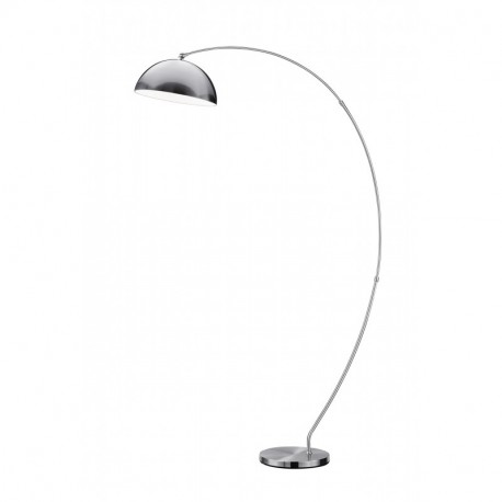 Trio Bowlamp - Lámpara de pie con 4 luces, LED, 4,5 W, LED, Osram, regulador de pie, color níquel