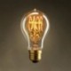 Dos bombillas vintage Edison de 40 vatios de Buyee, de luz blanca y cálida y con filamentos de hilo de estilo jaula