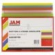 JAM Paper® Sobre de Plástico con Cierre de Botón y Cuerda - Folleto Grande - 247.6 x 31.8 x 368.3 mm - Colores Primarios Surt
