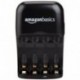 AmazonBasics - Cargador de pilas de Ni-MH AA y AAA con puerto USB