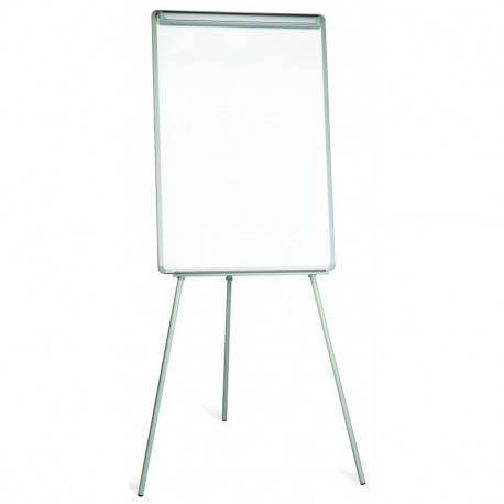 Bi-Office Economic - Pizarra Blanca con Caballete de Trípode, marco gris, 70 x 100 cm, para rotafolios