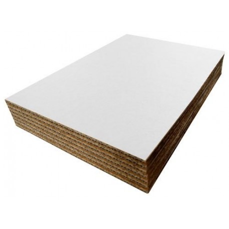 A3 420 x 297 mm cartulina blanca cartón corrugado hojas divisores tablero almohadillas artesanía QTY 10 hojas