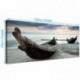 Impresiones de gran lienzo de barcos de playa tropical para su oficina – barato playa pared arte – 1107 – Wallfillers®