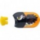 Faber-Castell Eagle - Sacapuntas Manual pencil sharpener, Naranja, Negro 
