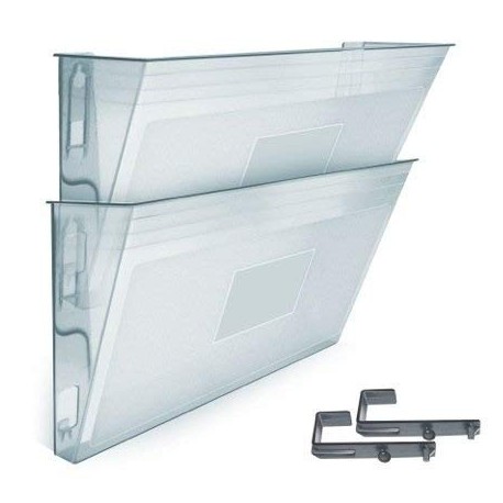 Acrimet Archivador Modular de Pared 2 Unidades Color Transparente 