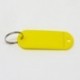 Etiquetas para llaves de SBS, color amarillo, llavero con etiqueta para escribir, 100 unidades