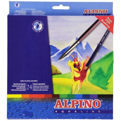 Alpino AL000131 - Pack de 24 lápices, multicolor