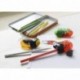 Faber-Castell 183525 - Sacapuntas Manual pencil sharpener, Verde, Rojo 
