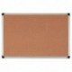 Bi-Office Maya W - Tablero de corcho con marco de aluminio, 120 x 90 cm