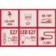 Smartwares Lámpara de Escritorio con Pinza de Fácil Colocación E27, 10 W, Gris