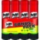 Pritt PK4MP Set de barras de pegamento, 4 x 11 g