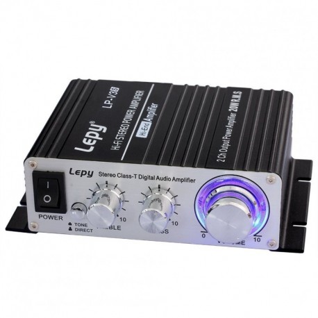 LEPY LP-V3s pequeño Amplificador de HiFi para Auto,PC, casa Corriente DC12V