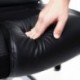 SONGMICS Silla de oficina ejecutiva, Silla giratoria ergonómica, Robusta, estable y durable, Altura ajustable, Negro, OBG22B