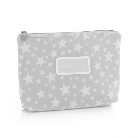 Cambrass Star - Bolsa de aseo bebe, color gris