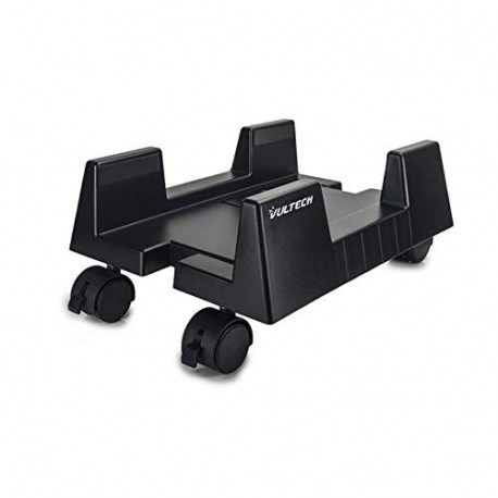 Vultech CP-02 Cart CPU Holder Negro - Soporte Cart CPU Holder, 20 kg, Negro, ABS sintéticos, 4 Rueda s , 150-280 mm 