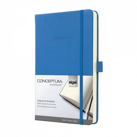 Sigel CO624 Conceptum Libreta / Cuaderno, tapa dura, 13.5 x 20.3 cm, rayado, azul polvo