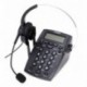 Teléfono Fijo, Coodio Call Center Teléfono con auriculares y cable de la grabación - C888