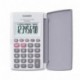 Calculadora Casio de Bolsillo HL-820-LV-WE Blanca con Tapa Protectora que gira 360º Pantalla Grande Numeros Grandes Porcentaj