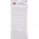 2h Letras Adhesivas Goma Eva Blanco Apli 13886