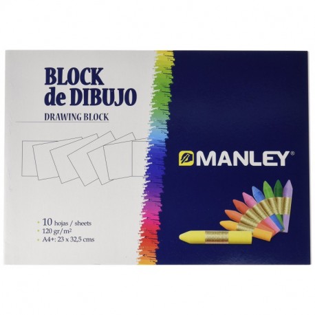 Manley 946238 - Pack de 30 ceras blandas con bloc de dibujo