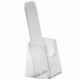 DELIGHT Displays - Soporte de folleto de mesa folleto DIN largo 99x105 mm - folleto transparente folleto rack