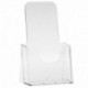 DELIGHT Displays - Soporte de folleto de mesa folleto DIN largo 99x105 mm - folleto transparente folleto rack