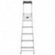 Hailo l60 easyclix - Escalera domestica l60 5 peldaños 168cm aluminio