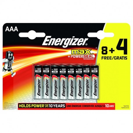 Energizer 509135 - Pack de Pilas AAA 12 Unidades 