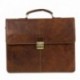 STILORD clásico maletín de piel para hombres business bag Vintage Piel auténtico de color marrón