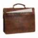 STILORD clásico maletín de piel para hombres business bag Vintage Piel auténtico de color marrón