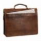 STILORD clásico maletín de piel para hombres business bag Vintage Piel auténtico de color marrón