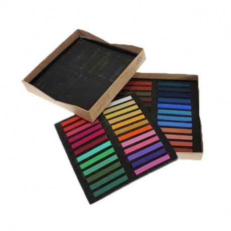 niceEshop TM Tiza Pastel de 48 Colores para Arte Dibujo Scrapbooking Varios Colores, Juego de 48 