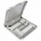 AMANKA Mesa para Acampada 120x60x70cm Incl 4 Taburetes Plegable portátil como si Fuera un maletín Altura Regulable para pícni