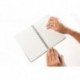 InfiniteBook By EcoBook - Cuaderno reutilizable A4, lineado, incluye bolígrafo negro , negro