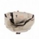 DGY - Moda mochila de lona y PU cuero con diseño casual para mujer Bolsa de Viaje Mochila de a diario - E00117 Beige