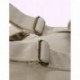 DGY - Moda mochila de lona y PU cuero con diseño casual para mujer Bolsa de Viaje Mochila de a diario - E00117 Beige