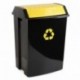 TATAY 1102302 - Contenedor de Reciclaje para envases y plástico, Capacidad para 50 litros, Plástico polipropileno, Tapa bascu