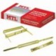 MTL 79190 - Pack de 50 Fasteners, Color Dorado