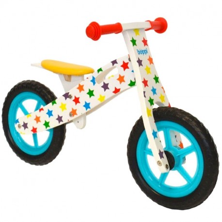 boppi® Bici sin Pedales de Madera para niños DE 2-5 años - Estrellas