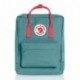 Fjällräven Kånken - Mochila, Unisex, Verde Frost Green-Peach Pink , 38 x 27 x 13 cm