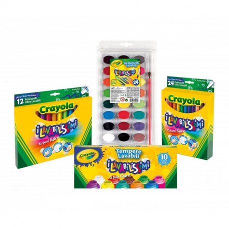 Crayola 7442 - Set para Colorear i Lavabilissimi OFERTA CONVENIENCIA , Modelos/colores Surtidos, 1 Unidad