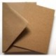 Cranberry Card Company A5 Brown Recycled Natural Kraft Card & Recycled Kraft C5 Fleck Envelopes x 50 Pack
