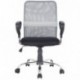 SixBros. Sillón de Oficina Silla de Oficina Silla giratoria Gris/Negro - H-8078F-2/2060