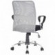 SixBros. Sillón de Oficina Silla de Oficina Silla giratoria Gris/Negro - H-8078F-2/2060