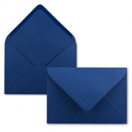 Neuser Enveloppes colorées C5 229 x 162 mm avec fermeture adhésive, transparentes. 50 Umschläge 17-Nachtblau