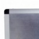 VIZ-PRO Pizarra blanca magnética con marco de aluminio, 1200 x 600mm