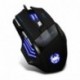 Ratón Gaming,Zelotes 7200 DPI Ratones Gaming, LED USB Óptico con 7 Botón Ratones para PC Mac Notebook Ordenador Portátil