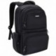 PLATERO P-U01B, Mochila unisex para computador portátil, 15,6 pulgadas, Resistente al agua, con cremallera anti ladrón, negro